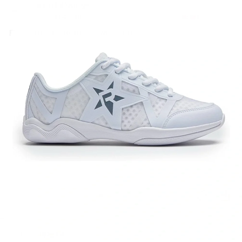 Rebel Athletic Ruthless White Cheer Shoe 👟 Sz 1 Big Kid👧🏻 - Picture 1 of 7